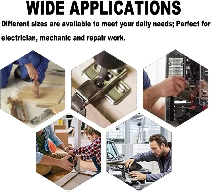 PZ1 PZ2 PZ3 S2 Stalen Schroevendraaiers Bit Set voor Hout Elektrische Hex Shank Schroevendraaier Boren Impact Hex Schroevendraaier Elektrisch gereedschap