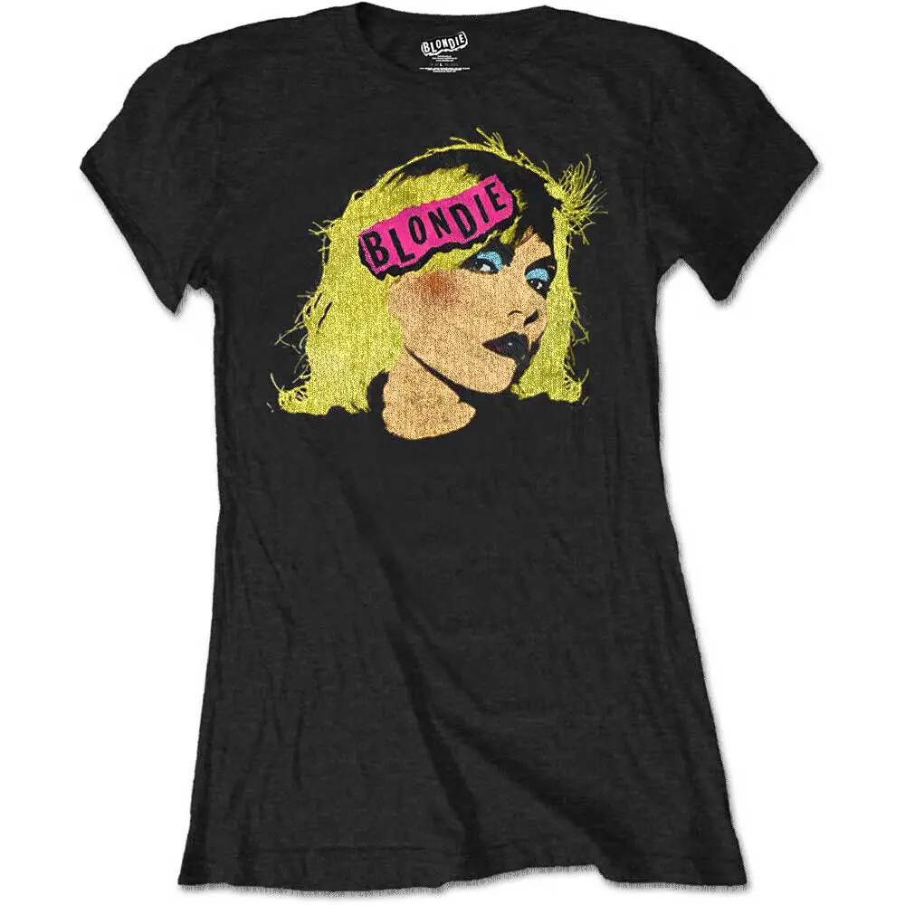 T Shirt Official Debbie Punk New Wave Rock Ladies Tee NEW High Quality 100%Cotton Short Sleeve