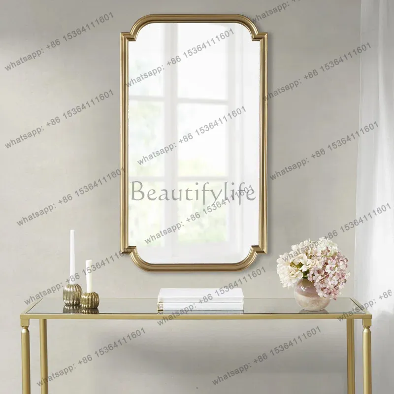 Full body glass makeup mirror home light luxury dressing mirror