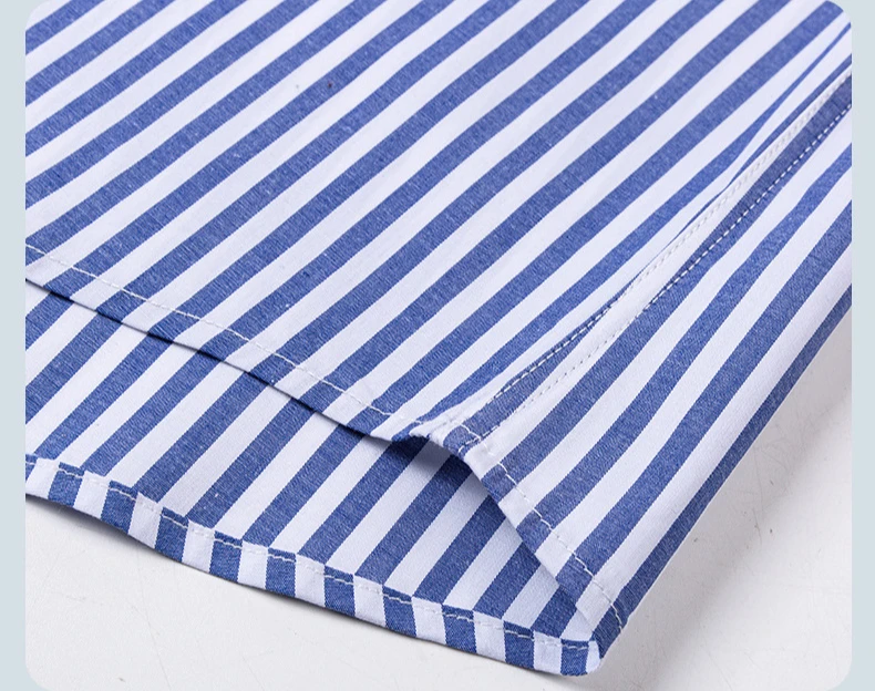 New Fabrics 95% Cotton + 5% Spandex Shirts Men Long Sleeve Micro Elasticity Men Shirts Long Sleeve Slim Fit Anti-wrinkle Classic