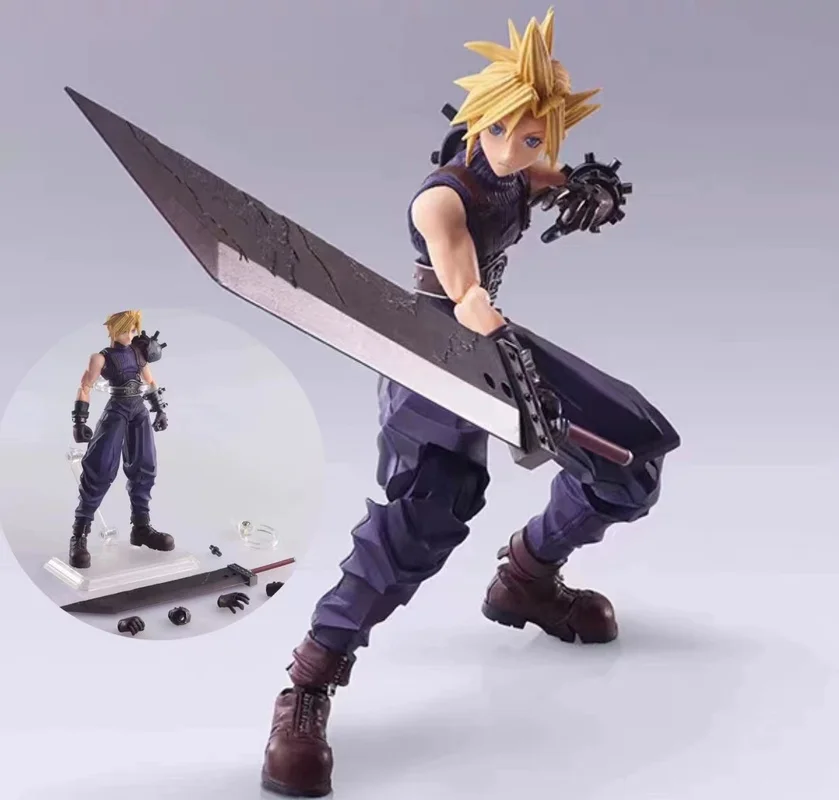 

In Stock Game Toys Final Fantasy Vii Action Figure Cloud Strife Boys Handsome Model Collection Game Toys Birthday Present