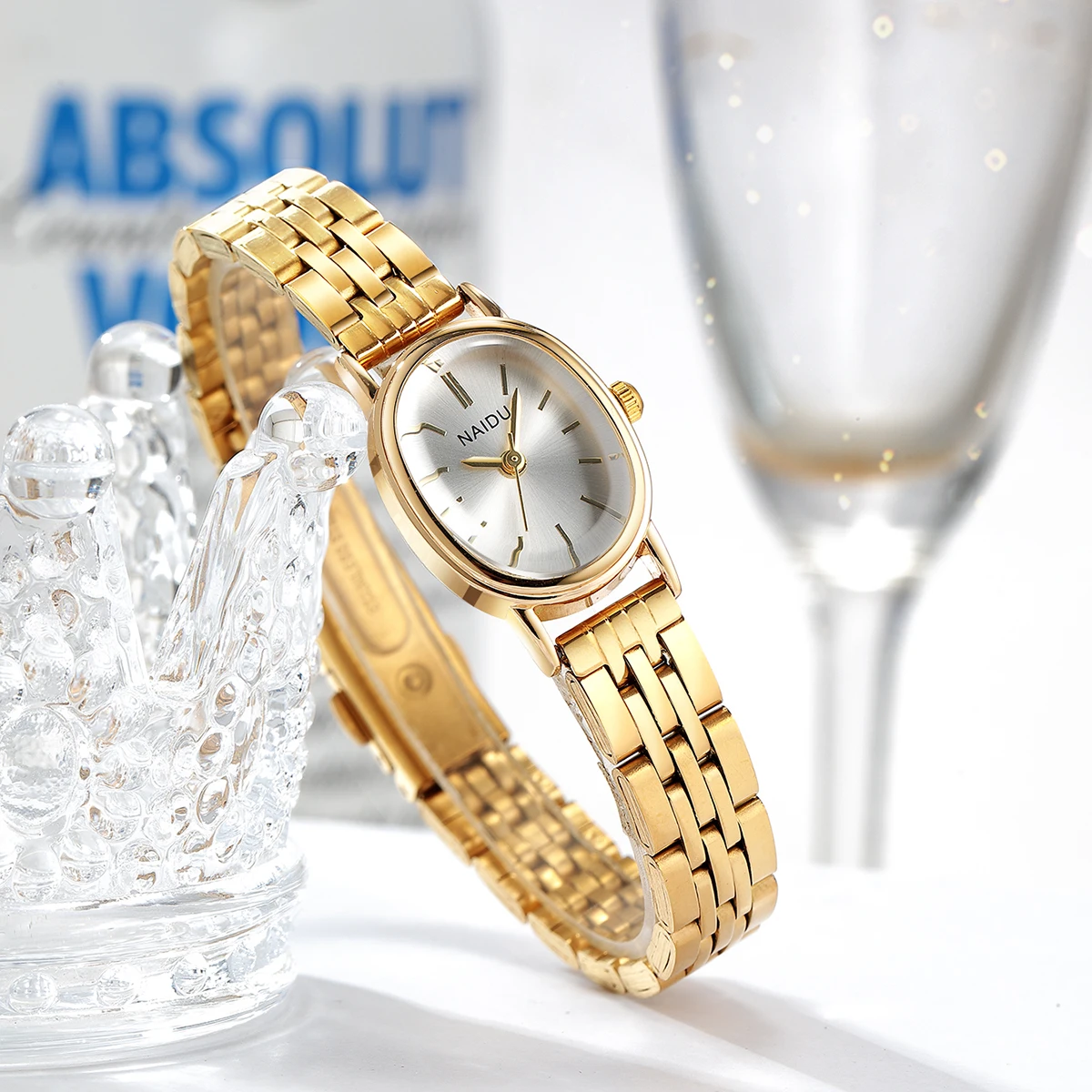 ساعة حركة كوارتز عصرية أدبية ومتعددة الاستخدامات #6