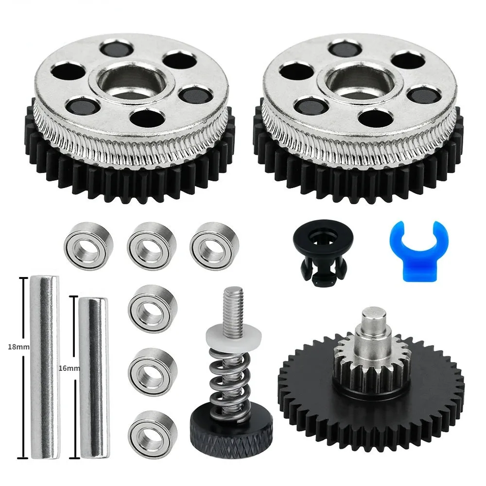 All Metal Extruder Hgx Lite Extruder2.0 Hardened Steel Helical Reduction Double Gear Kit 3D Printer Accessories 3d Printer Parts