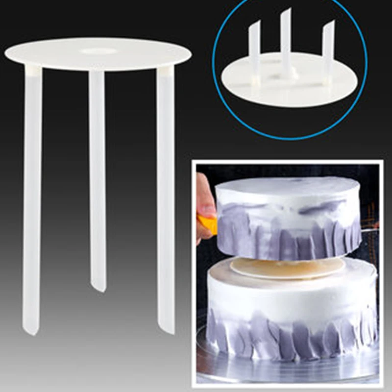 

Multi-layer Cake Support Frame Practical Stands Round Dessert Spacer Piling Bracket Kitchen DIY Tool