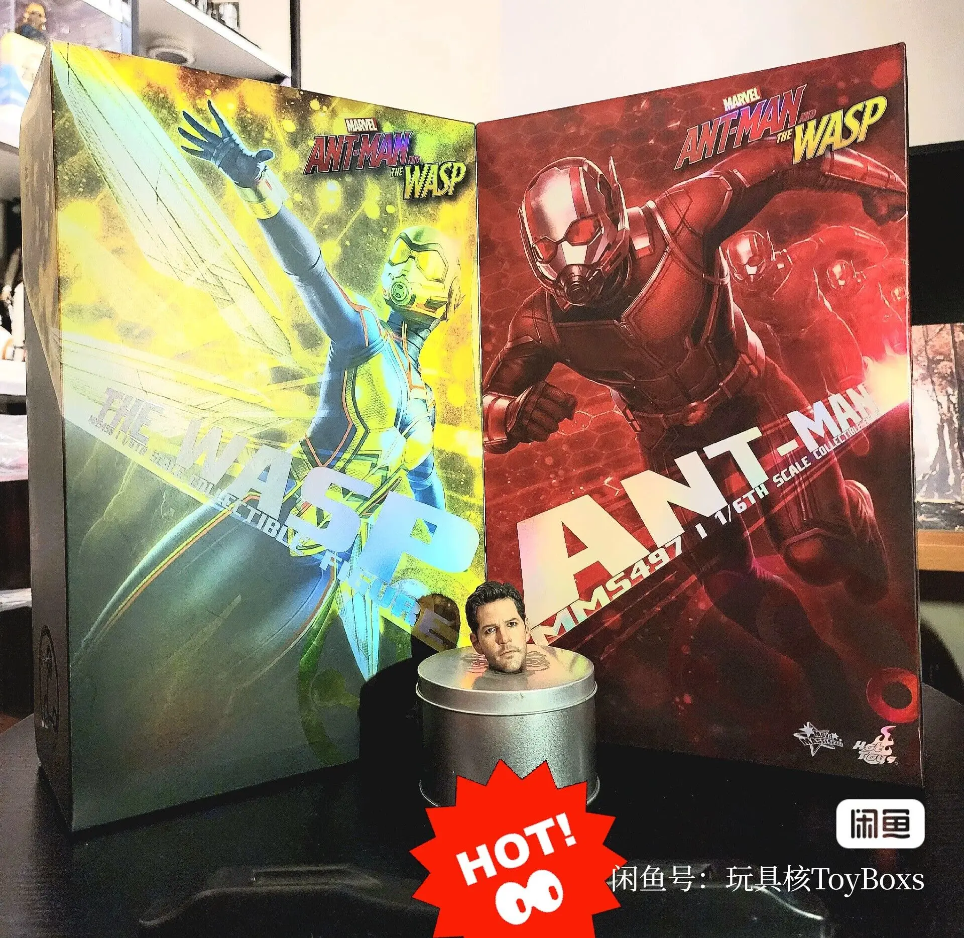 Original Genuine Hottoys Ant Man And The Wasp 1:6 Mms498 Mms497 Movie Characters Portrait Model Toy In Stock