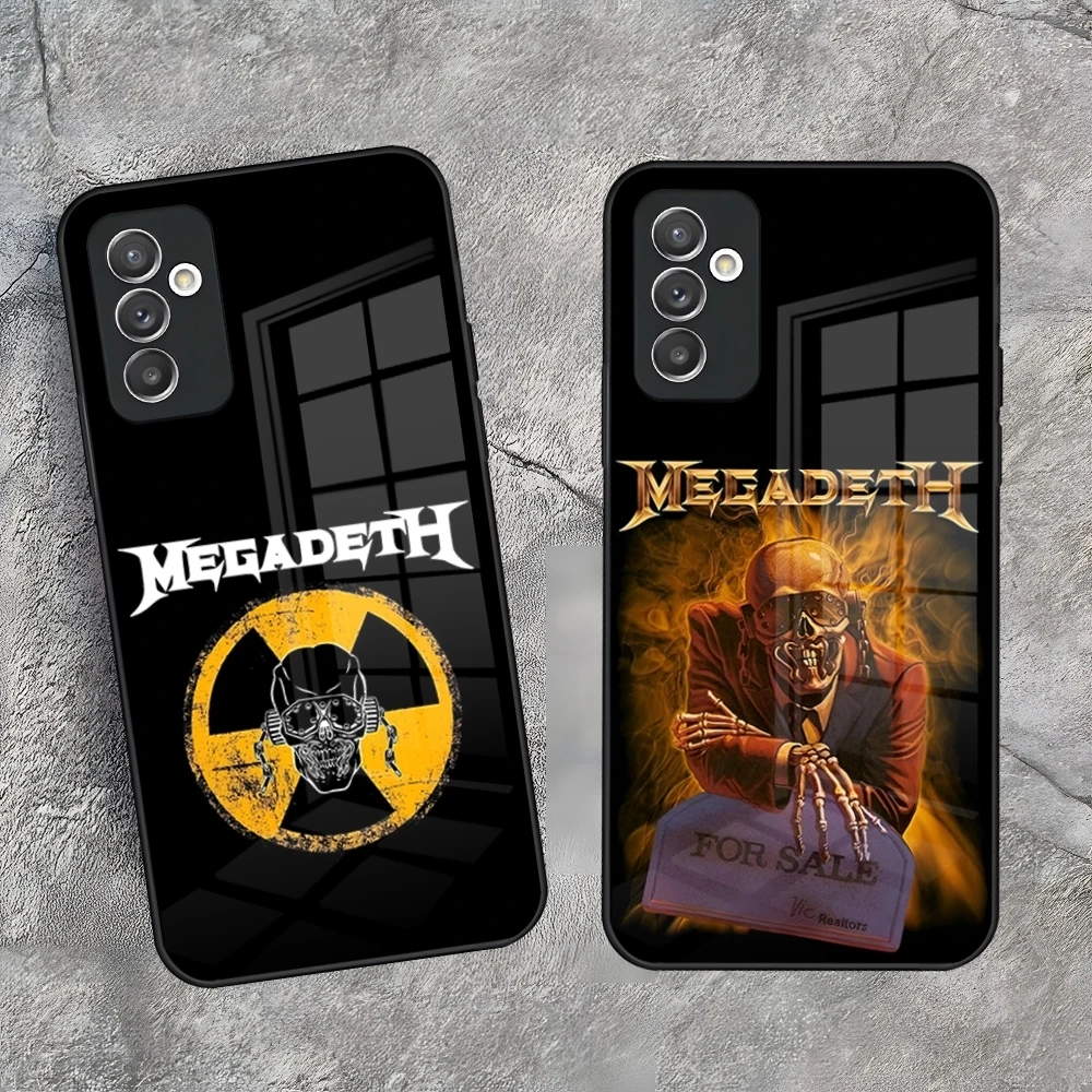 Heavy Metal Rock Band Megadeths  Phone Case for Samsung Galaxy S26 S25 S24 S21 S20 S23 S22 FE Edge plus Ultra Glass Cover