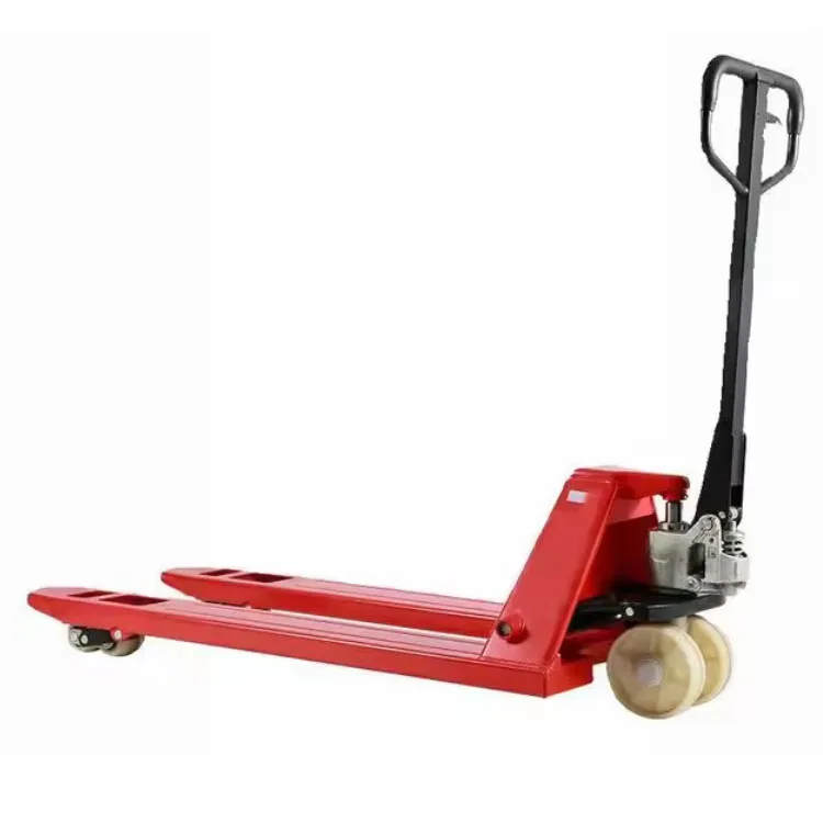 

China Hand Carts Trolleys 3ton Hand Pallet Jack 3ton Hand Pallet Trucktransporting Weighing Pallet Truck