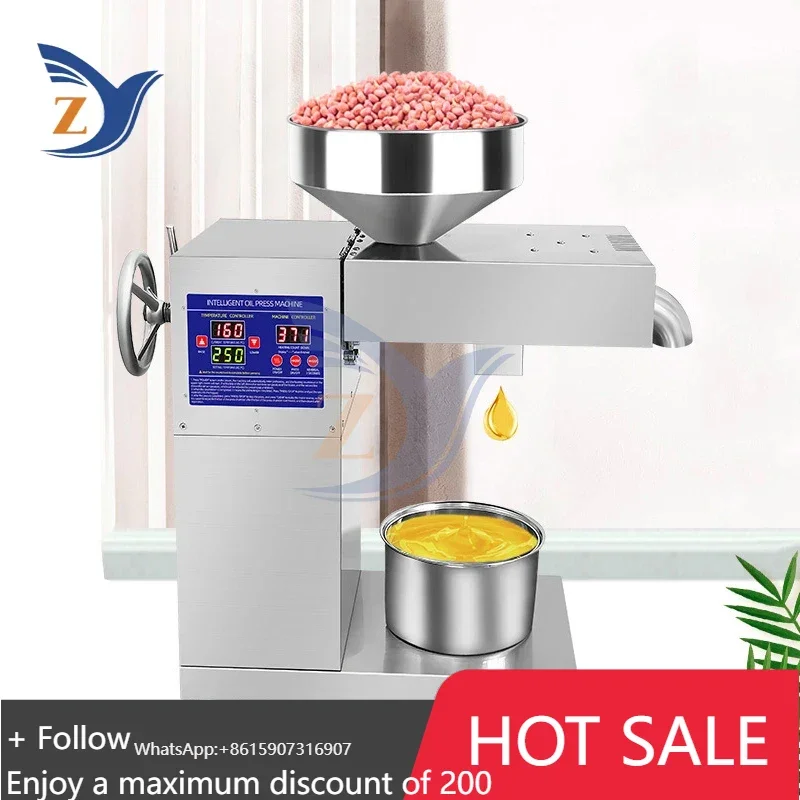 

Oil Press Machine D06 Rapeseed Sesame Peanut Equipment Medium Commercial Selling Edible Sunflower Seed Tea Seed Extraction