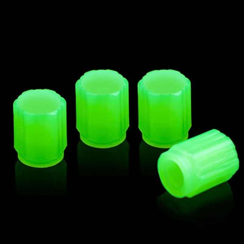 20PCS Fluorescent Car Tire Caps, Luminous Tire Air Caps Cover, Vehicle Tire Pressure Caps,Universal