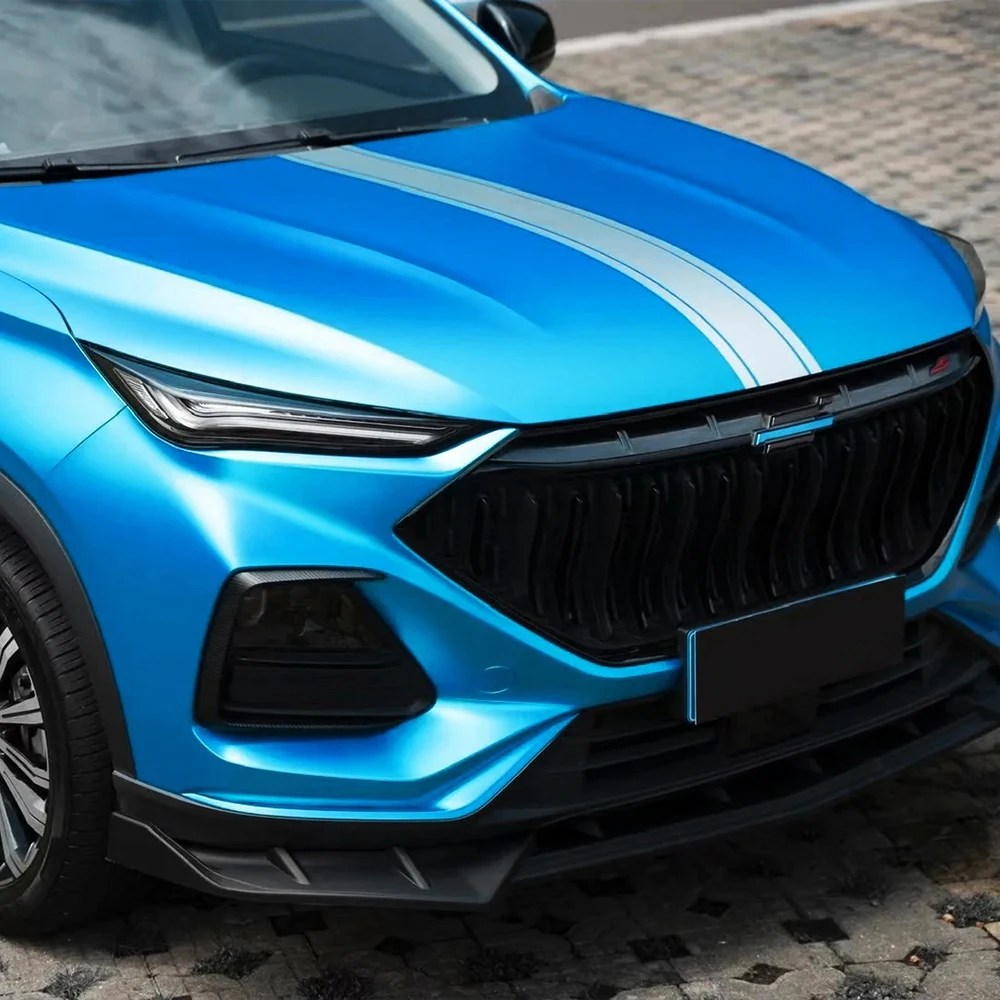 

Matt Chrome Ultramarine Car Sticker Vinyl Film Color Change PET Bubble Free Film PVC Decal Car Accessories Interior Exterior