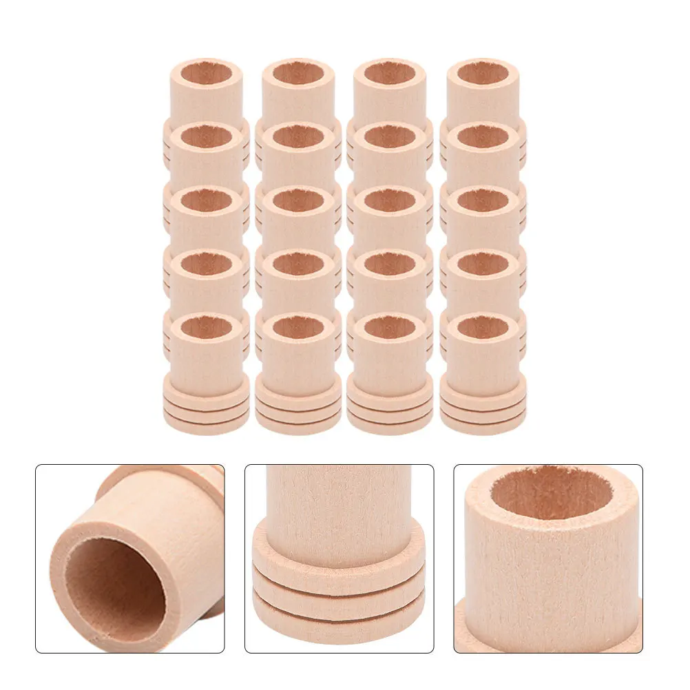 

20Pcs Professional Moxa Extinguisher Wooden Moxibustion Fireproof Cap Durable Safe Easy to Operate Moxa Accessories