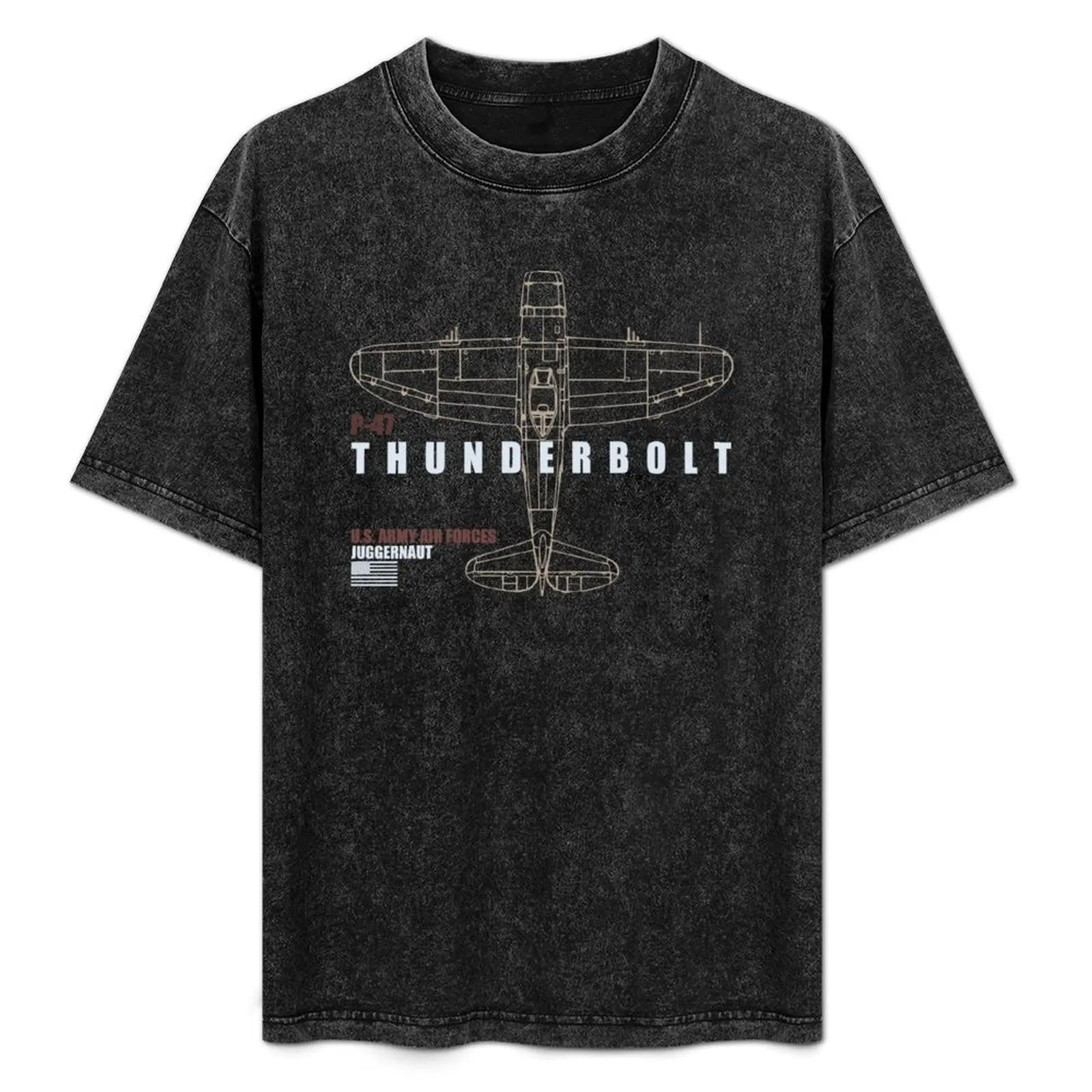 

P-47 Thunderbolt T-Shirt Casual Lightweight Short Sleeve Top