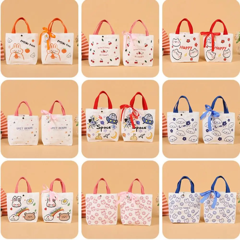 New Fashion Canvas Handbag Large Capacity Soft Tote Bag Washable Cute Shopping Bag Travel