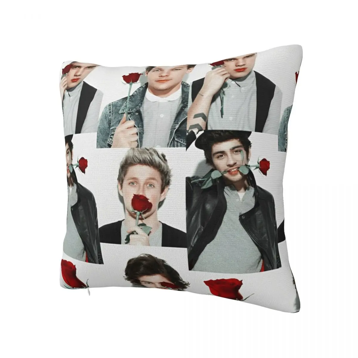 1D One Rock Band Directions Pillowcase Double-sided Printing  Cushion Cover Decorative Pillow Case Cover Home Zippered 40*40cm