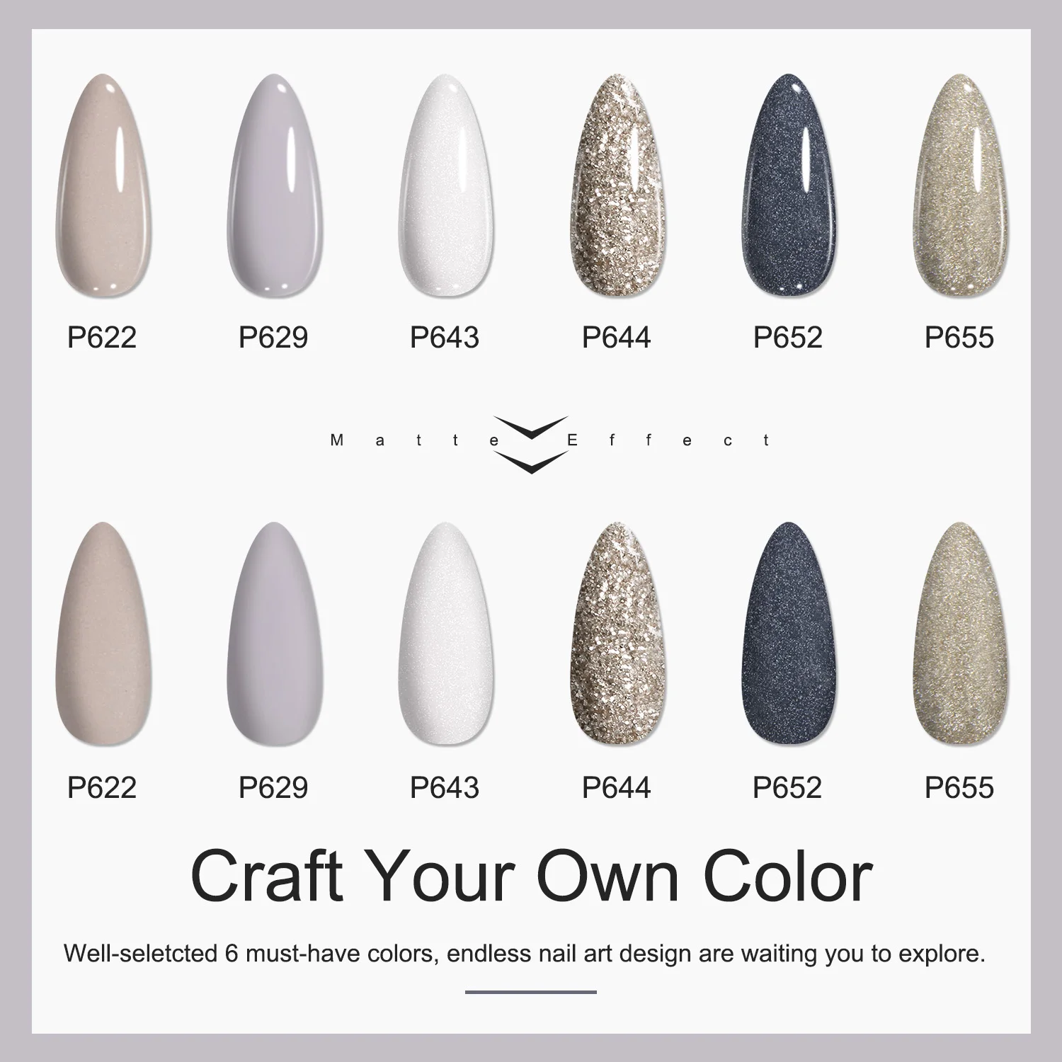 6x0.5oz سعة كبيرة فضي الألوان الهواء الجاف غمس مسحوق مجموعة لصالونات الأظافر مانيكير النساء الفتيات هدية #2