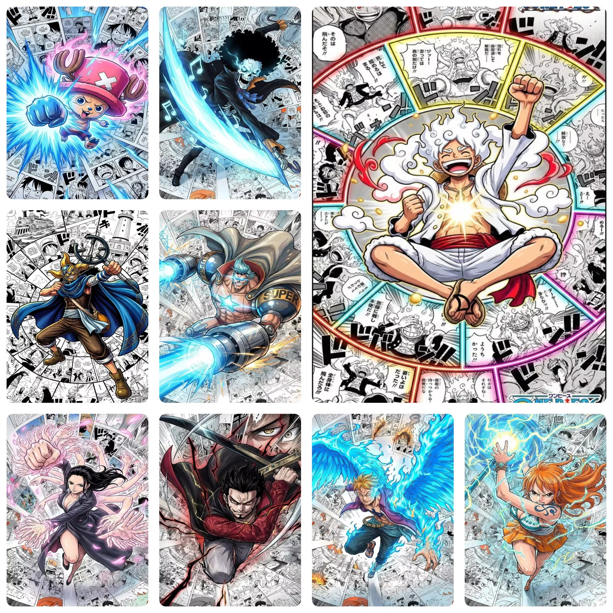 500/1000/1200/2000PCS Puzzle One Piece Luffy and Crew Manga Jigsaw Modern Home Decor Family Interactive Gift Holiday Gifts