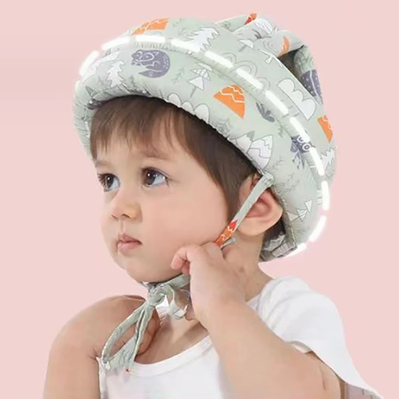 Casco de seguridad para bebé, protección para la cabeza, almohadilla anticaída para niños pequeños, aprender a caminar, gorra de choque