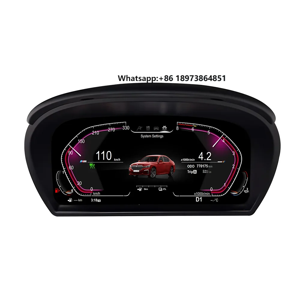 

SZLELV 12.3 Inch Lcd 1920*720p Upgrade Screen Cockpit for Z4 E89 2009-2016 Speedometer Instrument Dashboard
