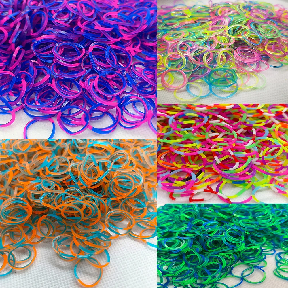 DIY Loom Rubber Band Bracelet Girls Boys Decorative Wrist Bracelet Classic Handmade Necklace Toy Jewelry