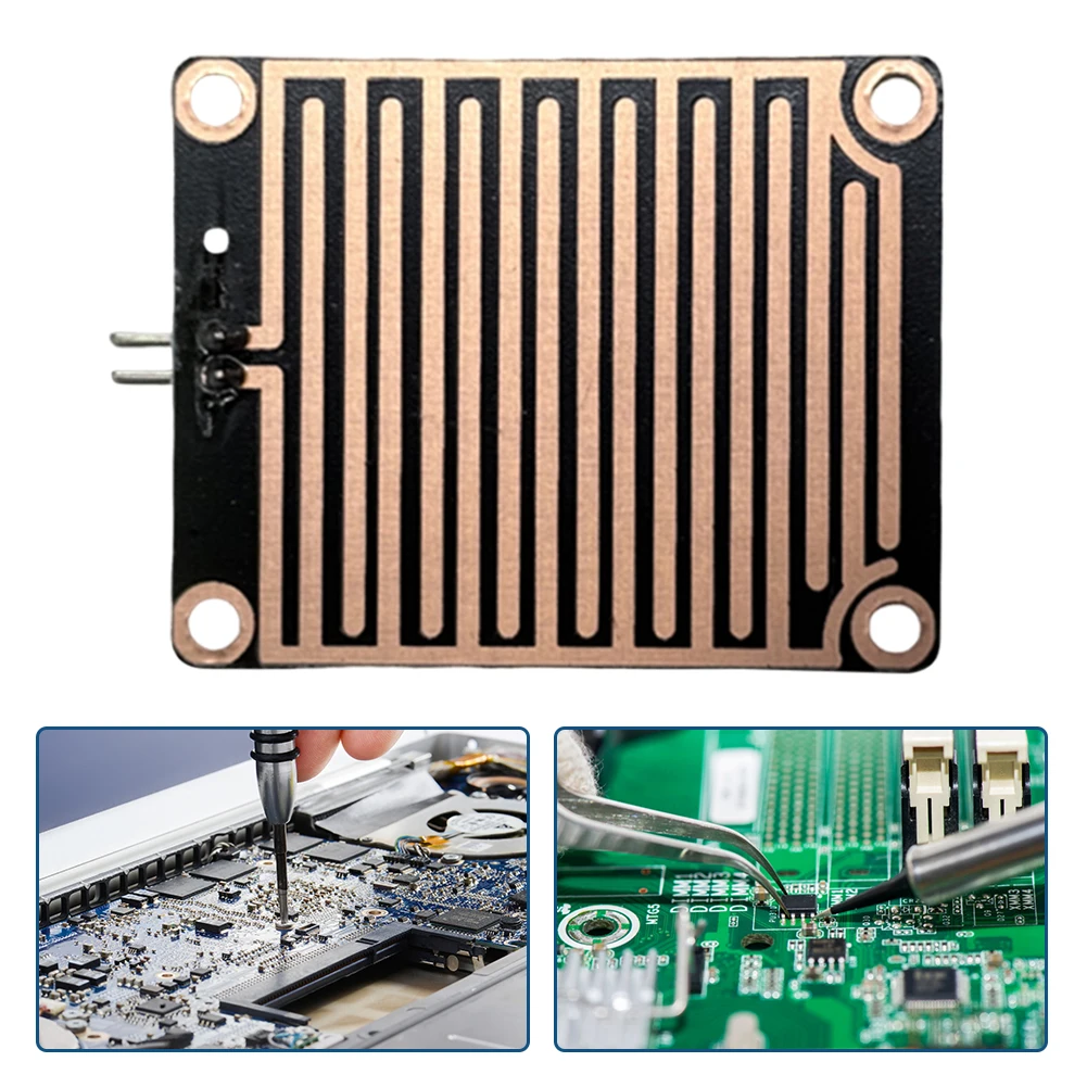 1 PC Raindrop Sensor Board Rain Water Level Sensor Module Rising Water Level Detection Module Electronic Component
