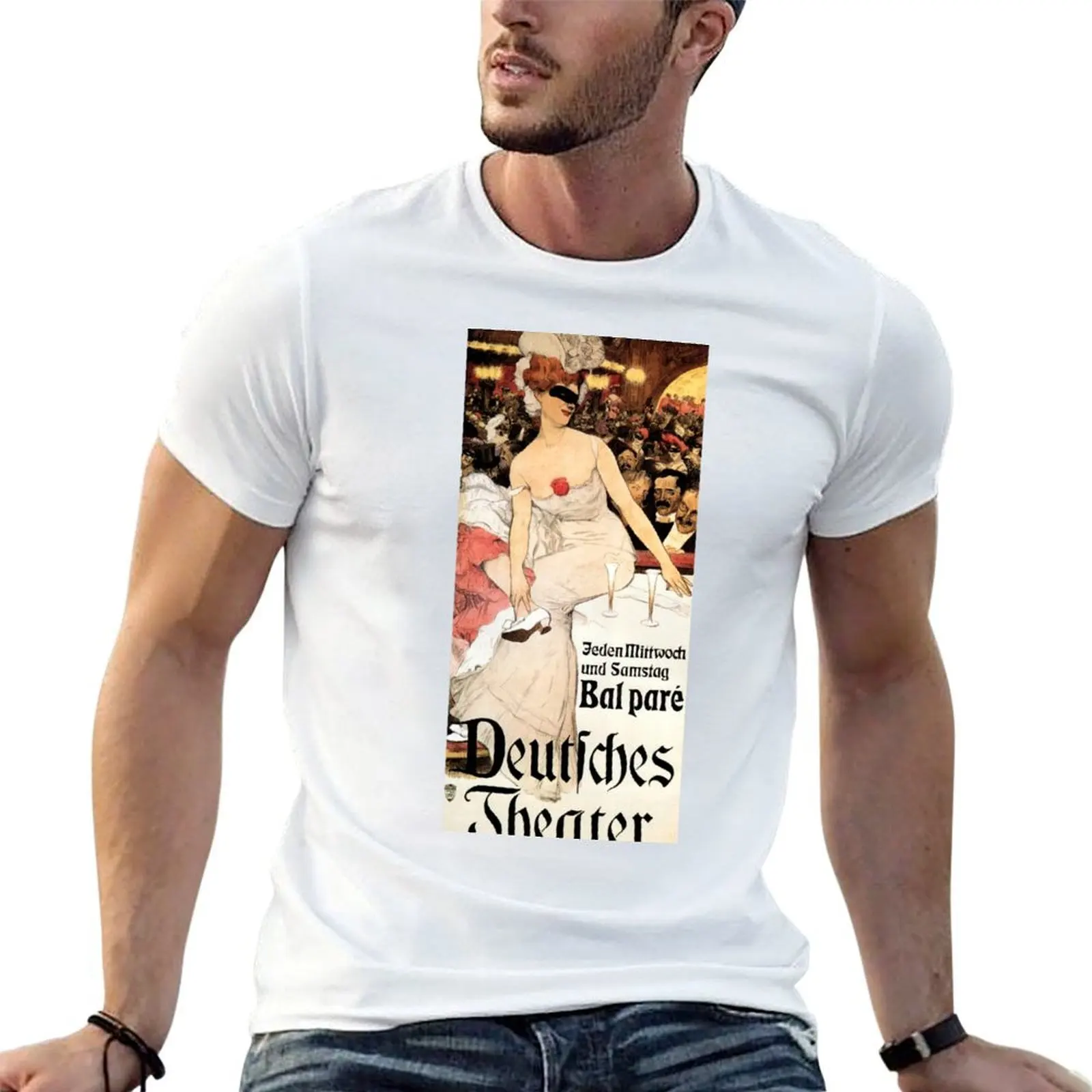 PARE BAL ملصق الإعلان Munzer t Adolf man تي شيرت كلاسيكي بواسطة الألمانيا قميص المسرح