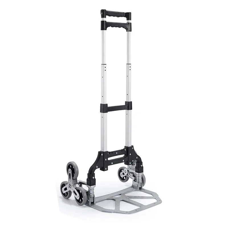 Folding Trolley Multi-function Practical Pulling Tool Home Supermarket Shop Lightweight Beach Terrain Stair Climb Trolley
