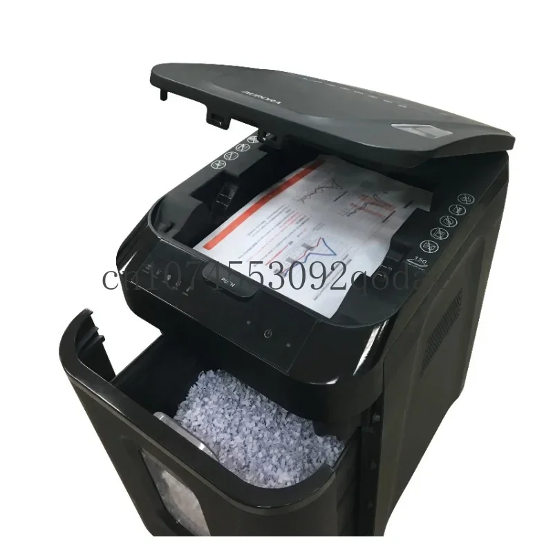 Auto Feed Paper Shredder AS152CM Mini Cross Cut 4x12mm, Heavy Duty Shredding Machine For Office & SOHO