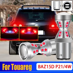 2PCS P21/4W 566 LED Tail Stop Brake Light Bulb BAZ15d 21/4W Lamp For Volkswagen VW Touareg 4.2 V8 FSI 5.0 V10 R50 3.0 2.5 R5 TDI