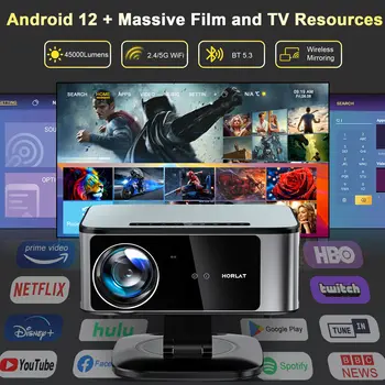 8 best sales מקרן קיר לסרטים - №4