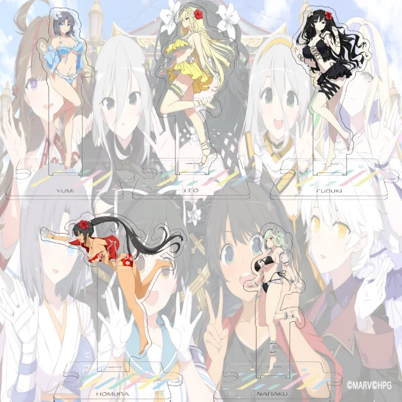 Senran Kagura 15CM Asuka Ikaruga Acrylic Figure Stand Model Cosplay Toy Birthday Gift Ornament Keychain