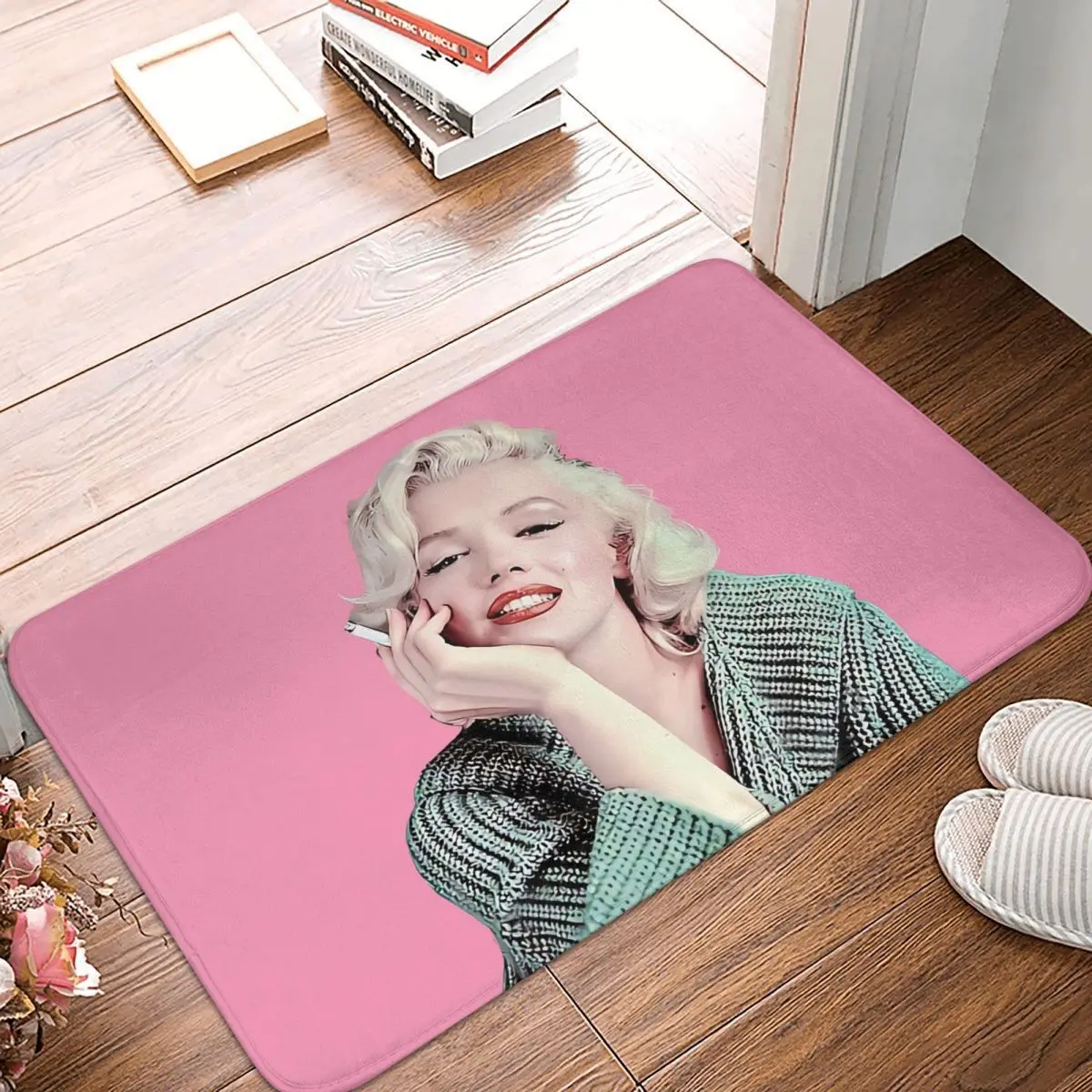 Pink Marilyn Monroe Sex Goddess Anti-Slip Rug Doormat Bath Mat Balcony Carpet Bedroom Decor