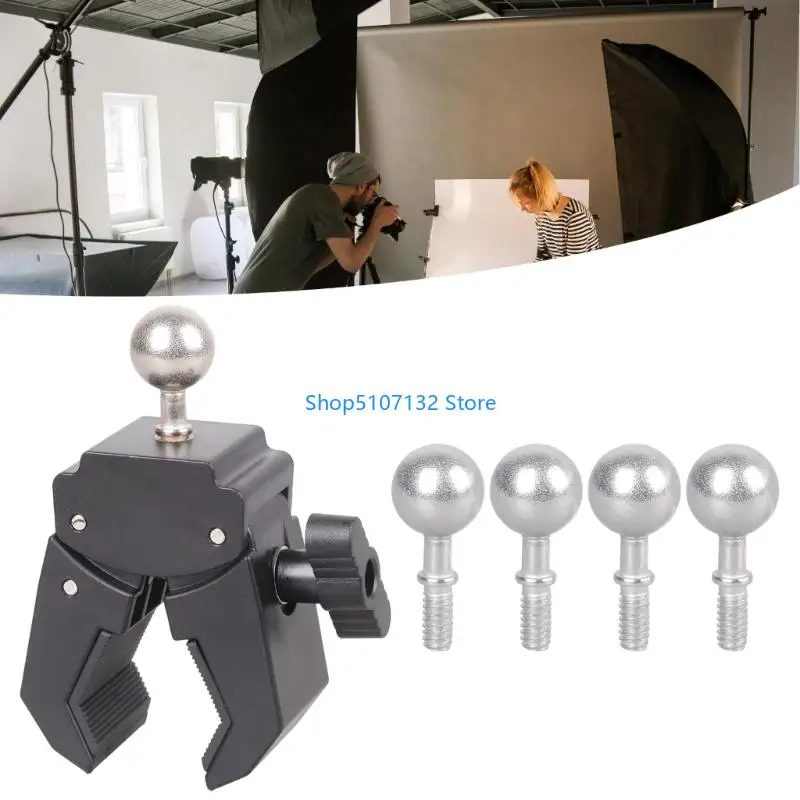 87HD 4PCS 17.4mm Ball Joint To 1/4 Thread Converters For Smartphone Tablet Holder