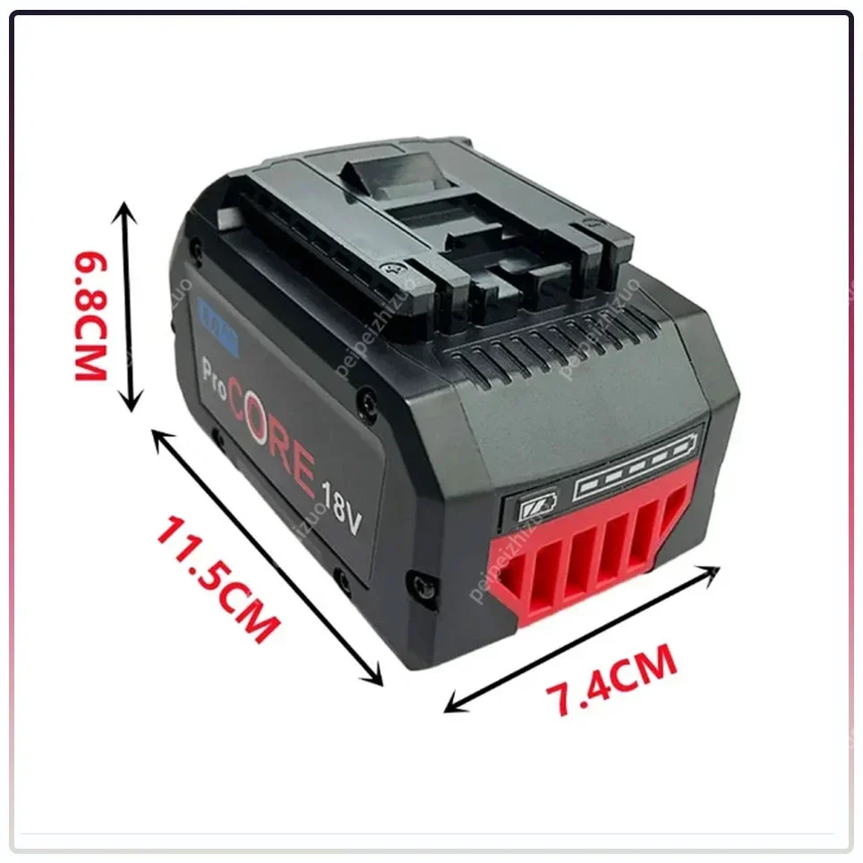 For Bosch 18V 6.0AH 8.0AH 10.0AH Professional Cordless Tool BAT609 BAT618 GBA18V80 21700 Battery ProCORE Replacement Battery