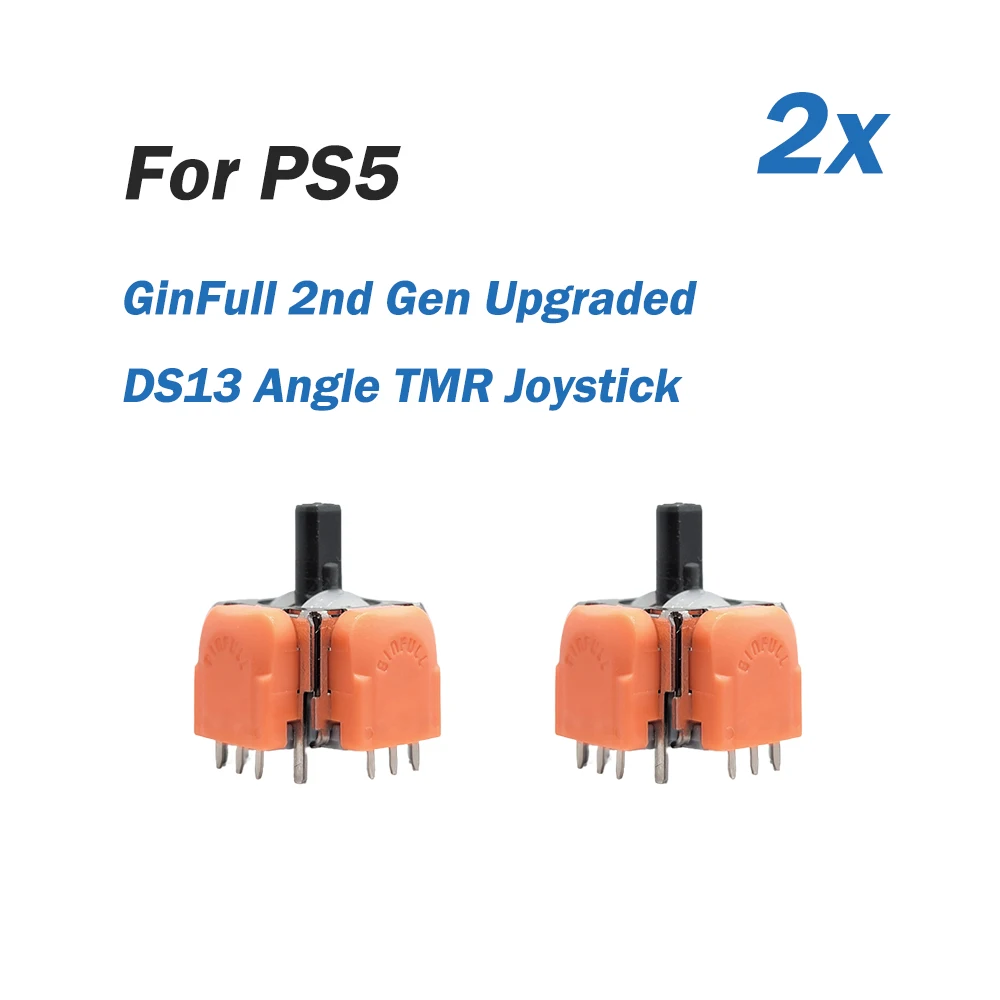 2/10pcs GinFull DS13 MAX Angle TMR Electromagnetic Joystick for