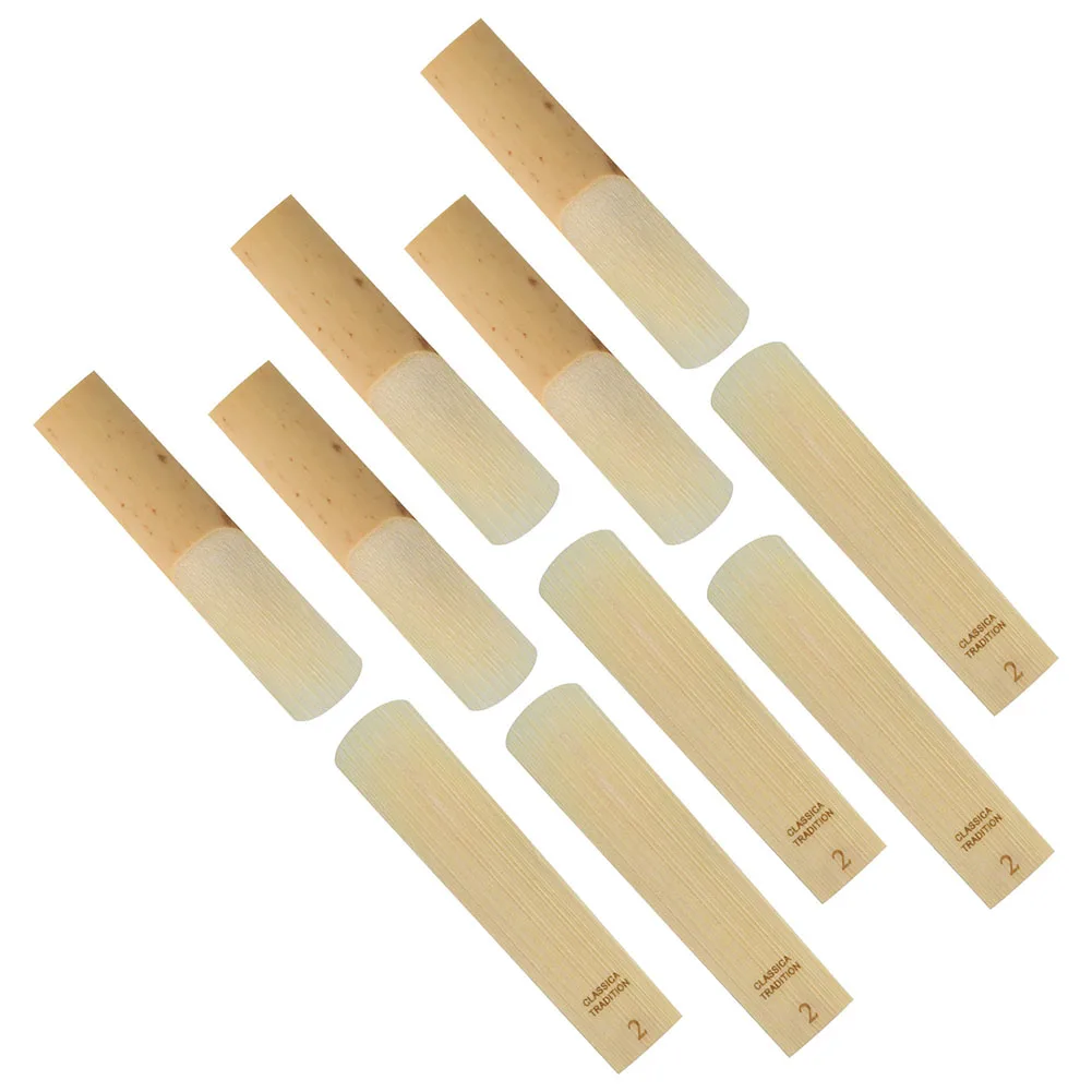 Premium Sound Alto Saxophone Reeds Strength 1 0  1 5  2 0  2 5  3 0  3 5 Hand Harvested  Stable Sound  10 Pack in Separate Boxes