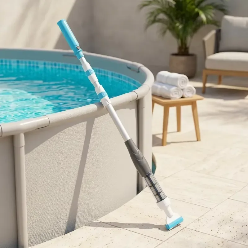Automatic Electric Pool Vacuum Cleaner Cordless Handheld Swimming Pool Cleaning Tool for Inground Above Ground Pools Spa Hot