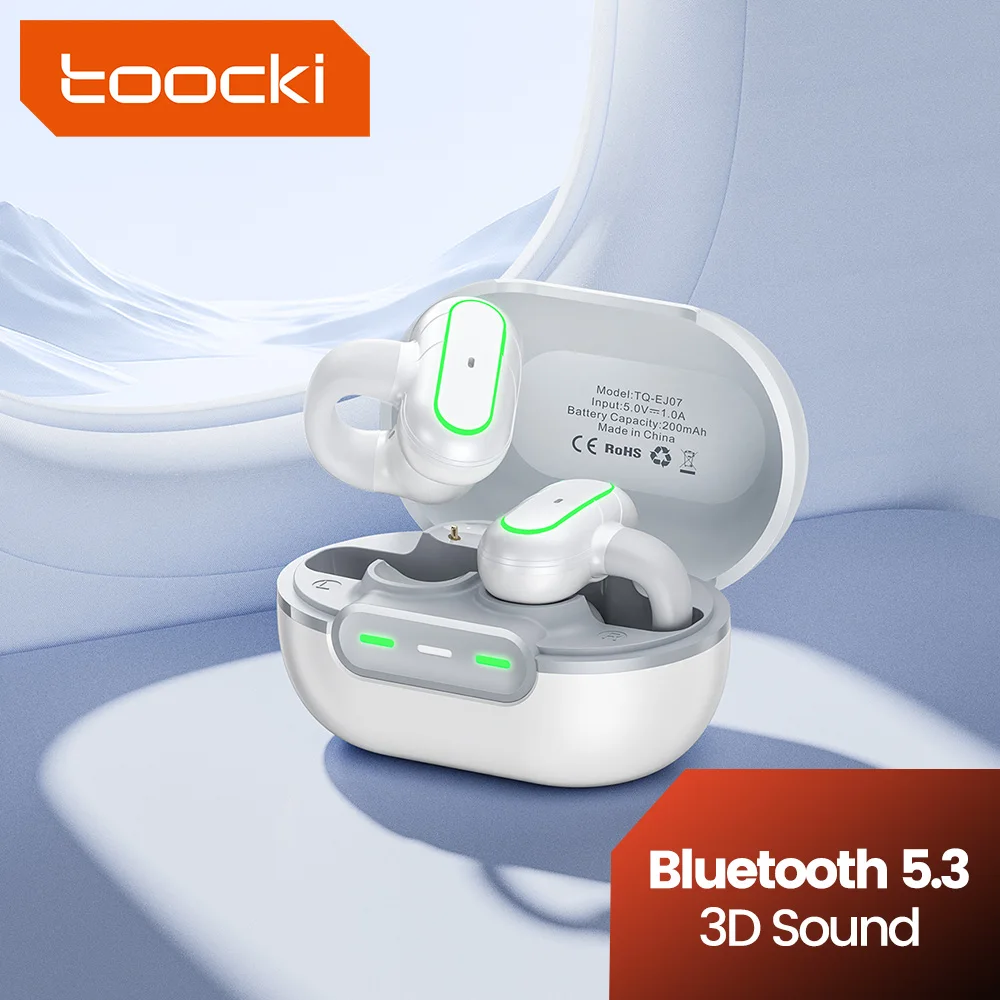 

TWS-наушники Toocki с поддержкой Bluetooth 5,3 и сенсорным управлением, 320 мА · ч