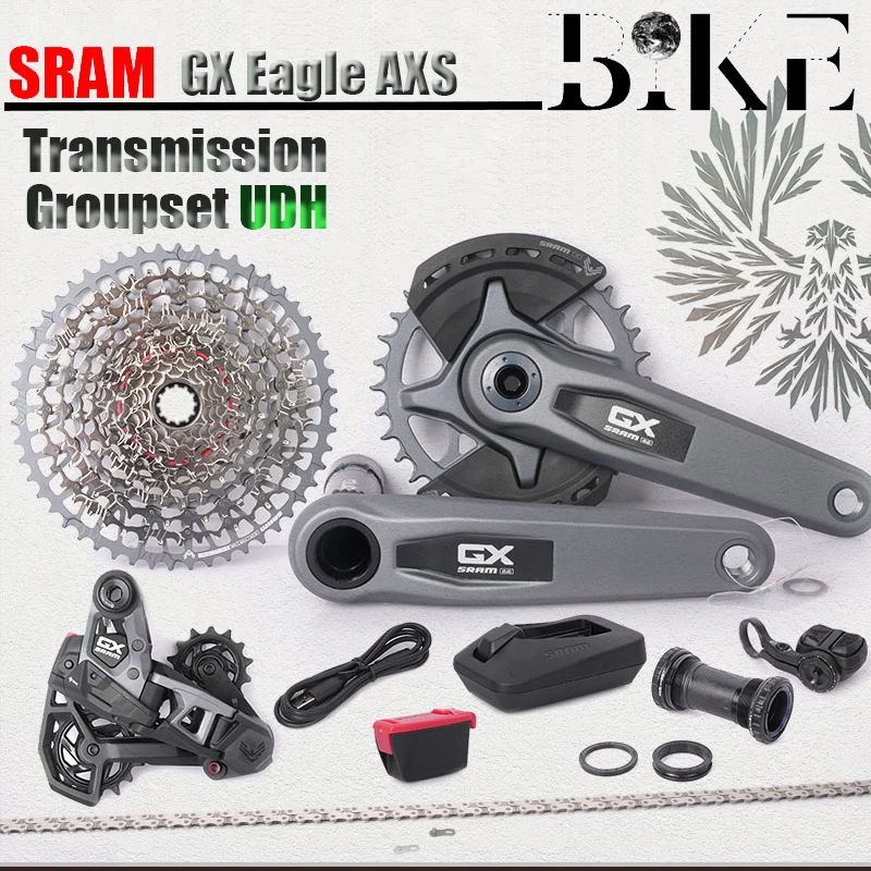 SRAM GX EAGLE AXS 12 Speed MTB Bike WIDE DUB Groupset Wireless Electric Pod Controller  Rear Derailleur Bicycle T-Type