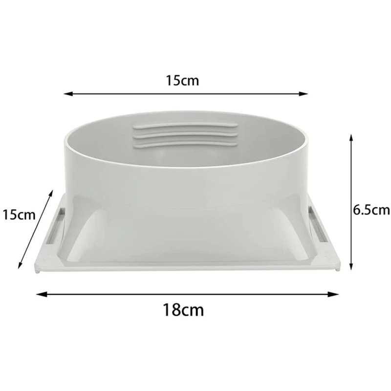 2 шт., соединитель для выхлопного шланга кондиционера, 15 см