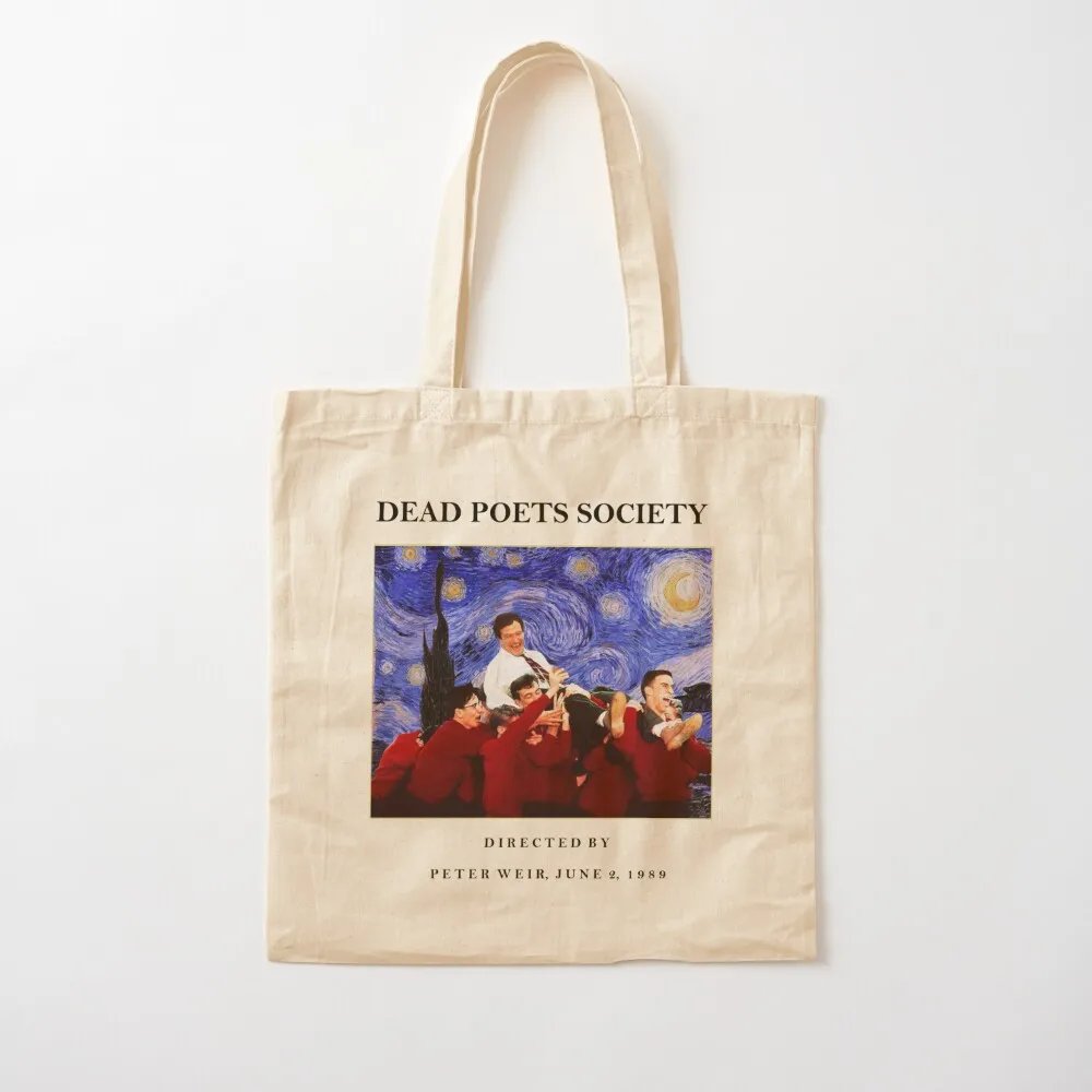 Dead Poets' Society - Darkacademia Tote Bag Canvas shoulder bag tote for women tote