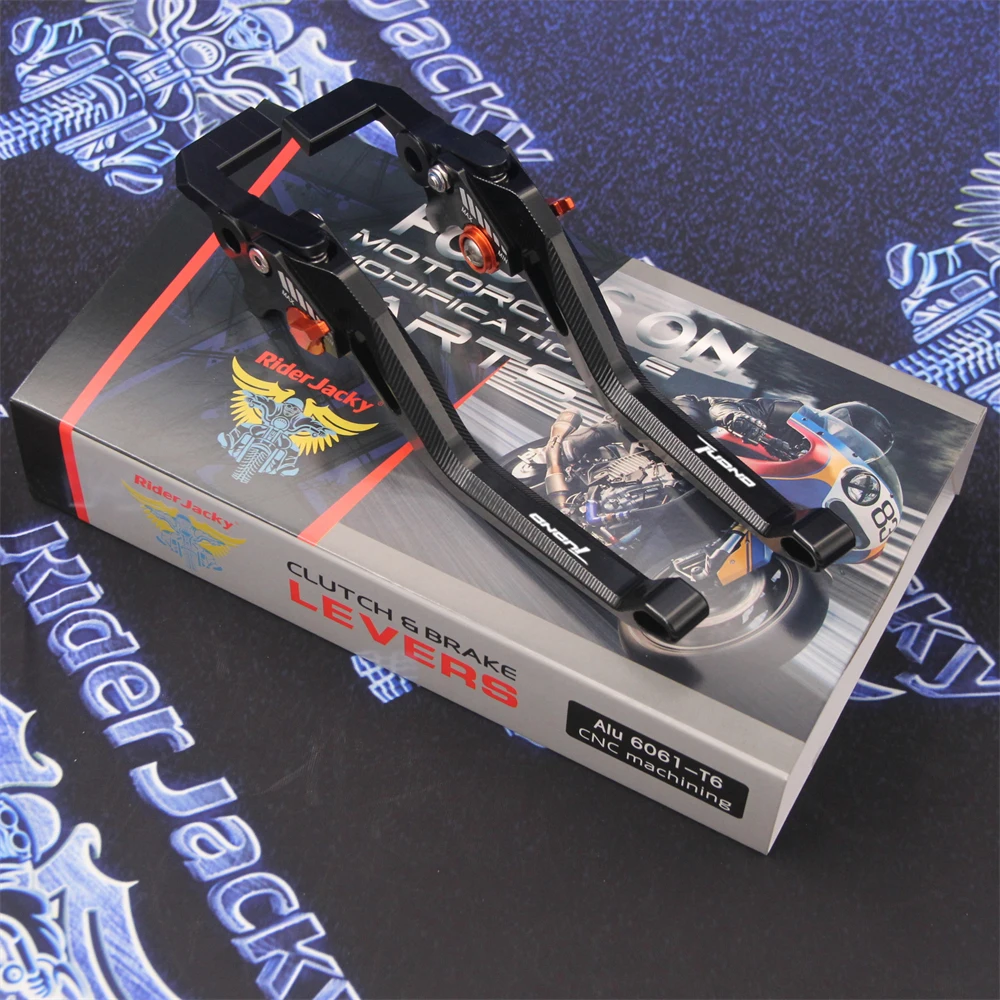 

For Aprilia TUONO / R 2003-2010 (2007 2008 2009 Adjustable 3D Rhombus Hollow Long Motorcycle Brake Clutch Levers
