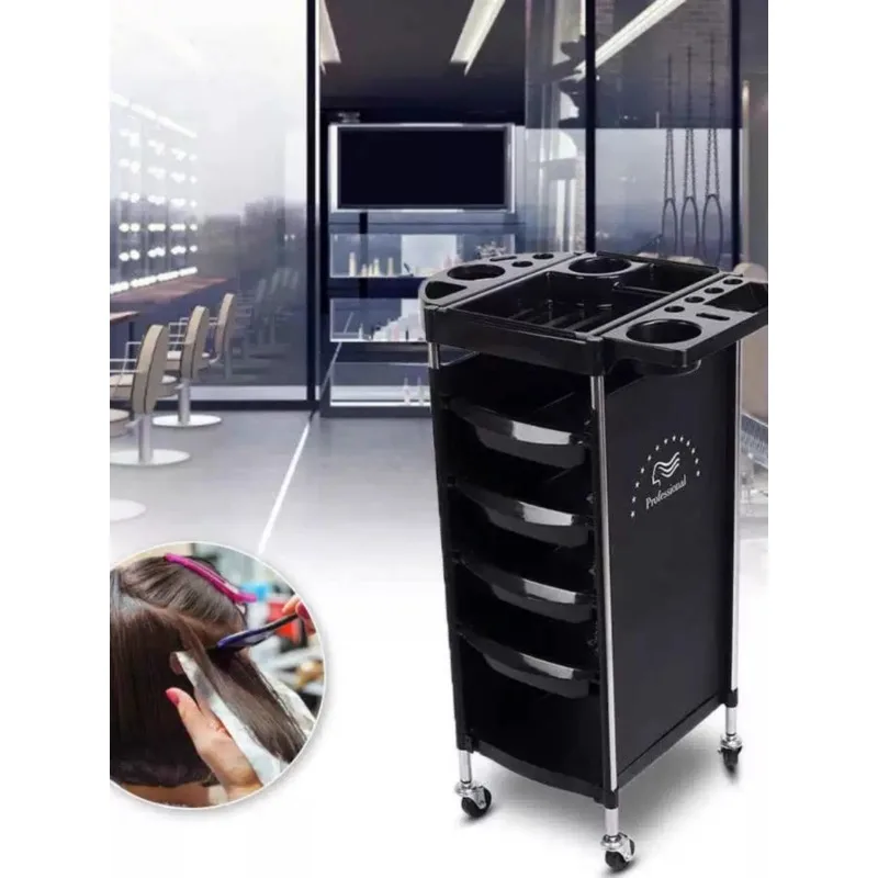 Storage Hair Salon Trolley Manicure Wheels Medical Makeup Salon Trolley Cart Rolling Carrello Estetica Salon Furniture HD50TC