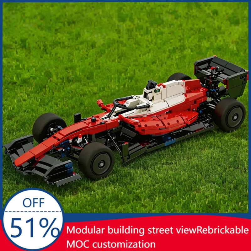 

3053 PCS Racing Car Model 1:8 Scale Model Building Blocks Diy Educational Assembly Girls Display Toys Birthday Customized Gifts