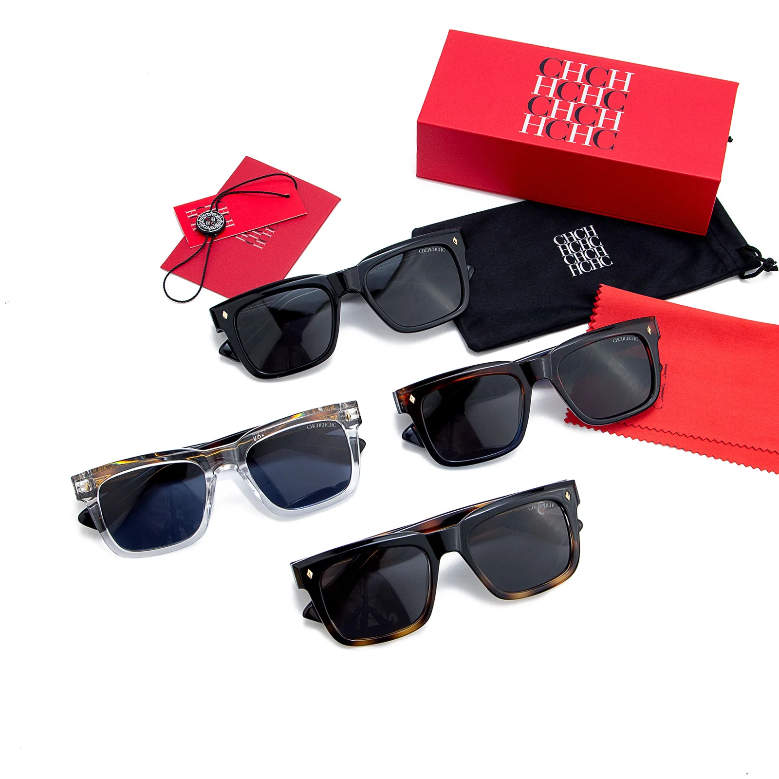 

CHHC Sunglasses for Men, Polarized Classic Aviator Shades, Retro Y2K Fashion Sun Glasses, UV400 Protection, Driving Night Vision