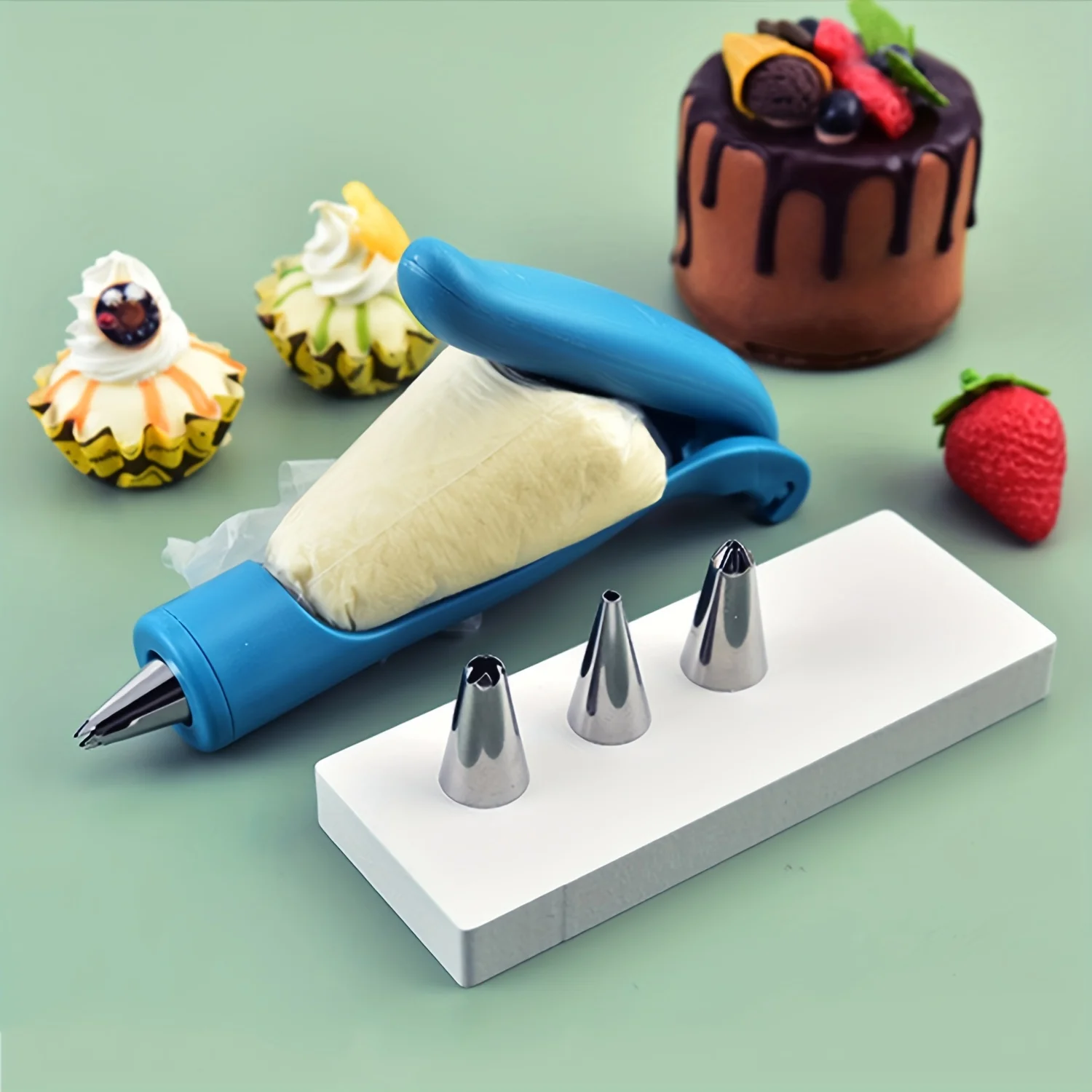 Complete Cake Decorating Kit Baking Tools Set w,  Perfect for Birthday Cakes, Wedding Desserts & Holiday Baking