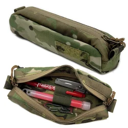 Estuche táctico EDC de nailon con cremallera compacta y duradera