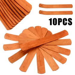 Natural Wooden 10pcs Incense Stick Holder Board Handmade Incense Burner Ash Catcher Holder Aromatherapy Censer Home Decor