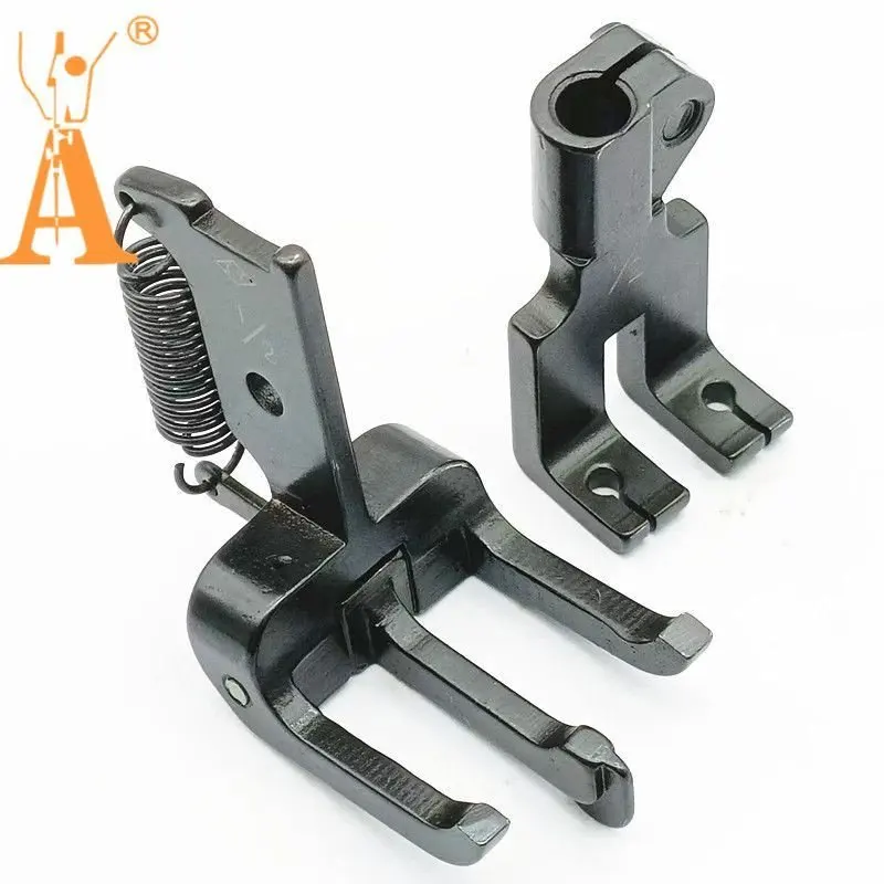 Walking Presser Foot Set with Center Guide for Double Needle Sewing Machine Fit Consew 339 369RB JUKI LU-1560 #213-74657