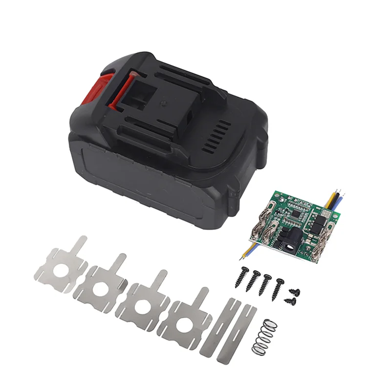 Battery Plastic Case+Lithium Battery Protective Board for Makita 10-Cell Battery Tool Battery Case Kit