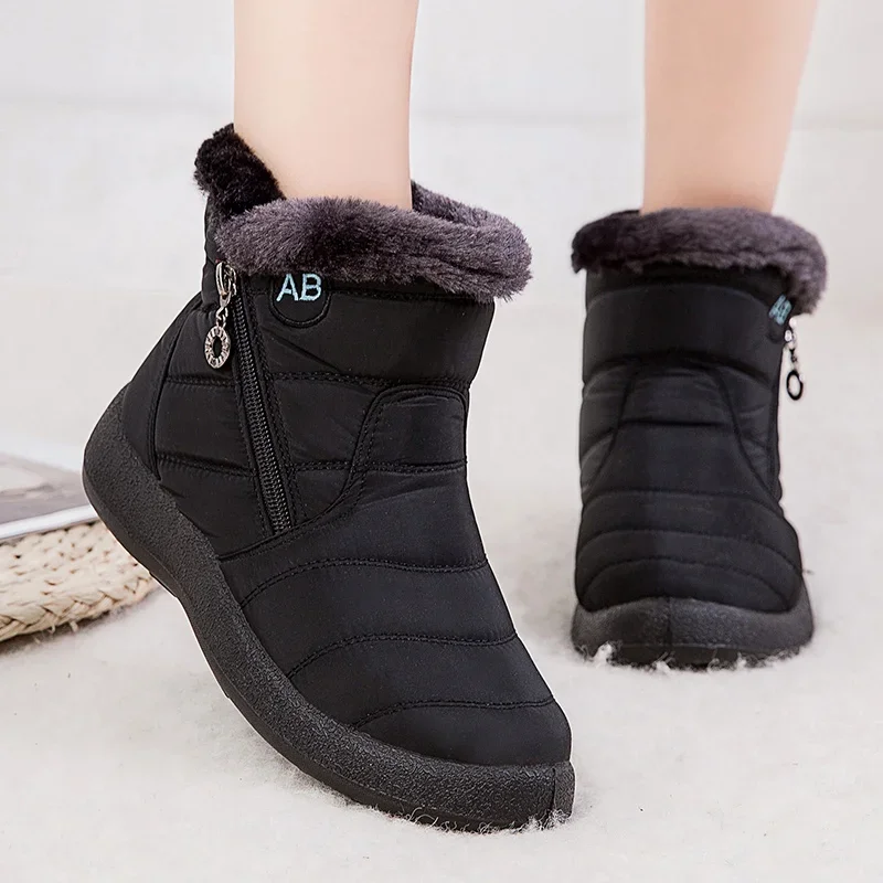 YAERNIWomen stivali nuovi stivali da neve impermeabili per scarpe invernali donna Casual leggero caviglia Botas Mujer stivali invernali caldi